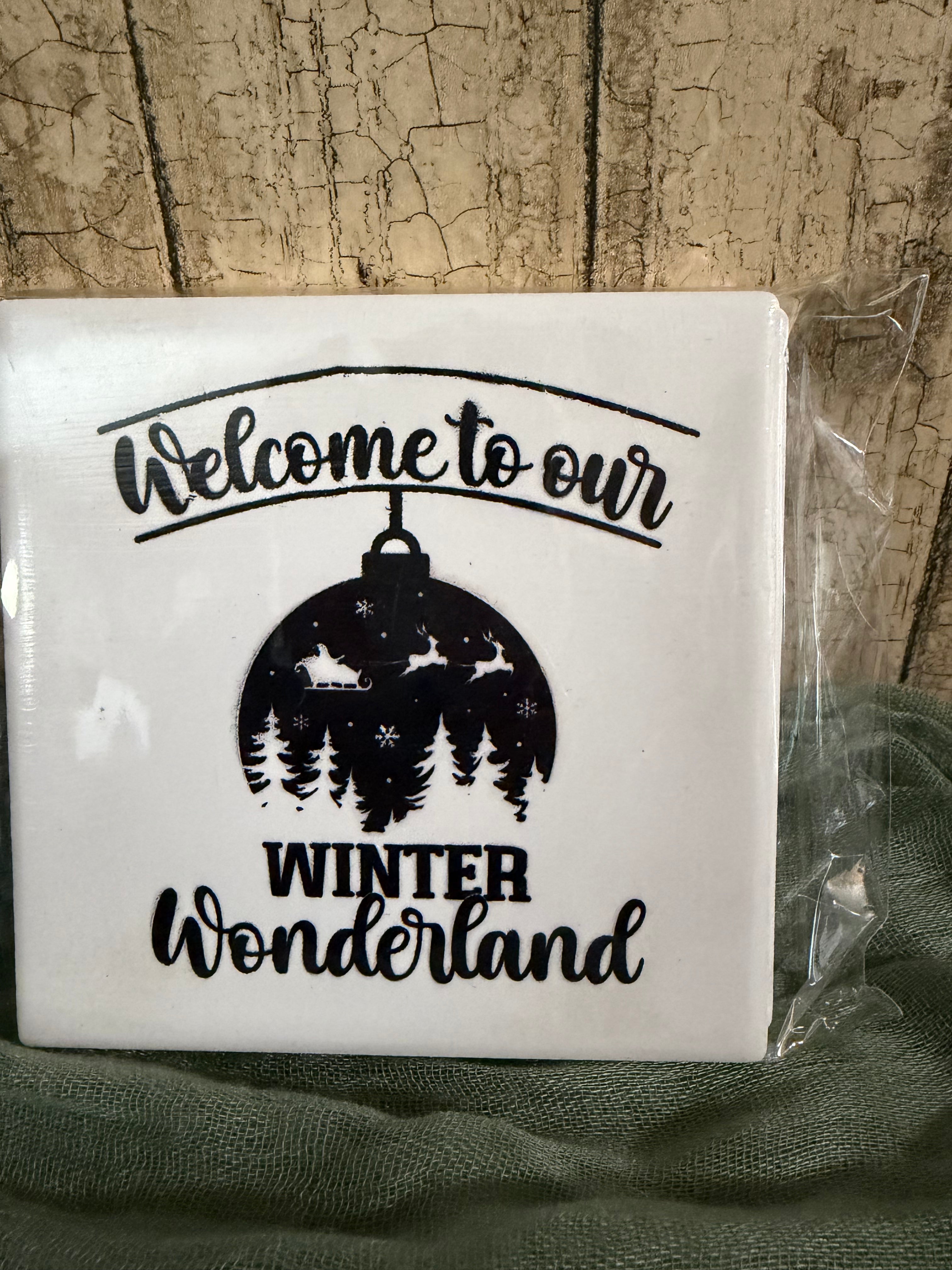 2 piece Coaster Set