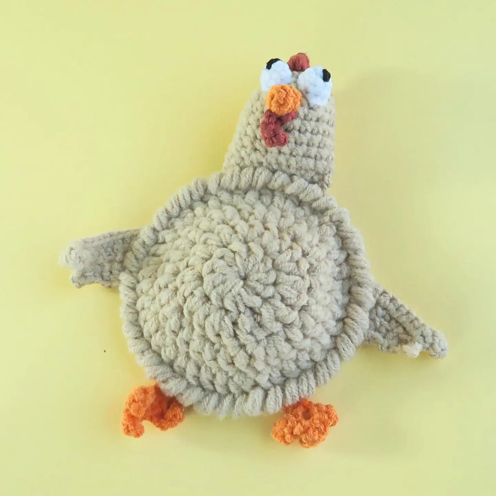 Crochet Animal Coaster Handmade Knit Mug Mat Table Decor